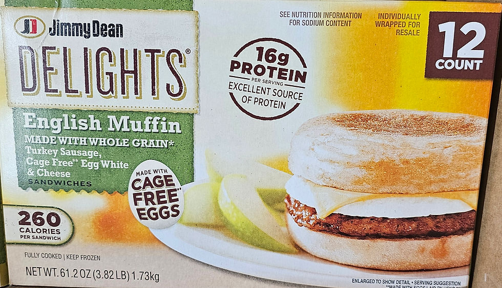 Jimmy Dean Delights make for a quick breakfast when you have limited time.