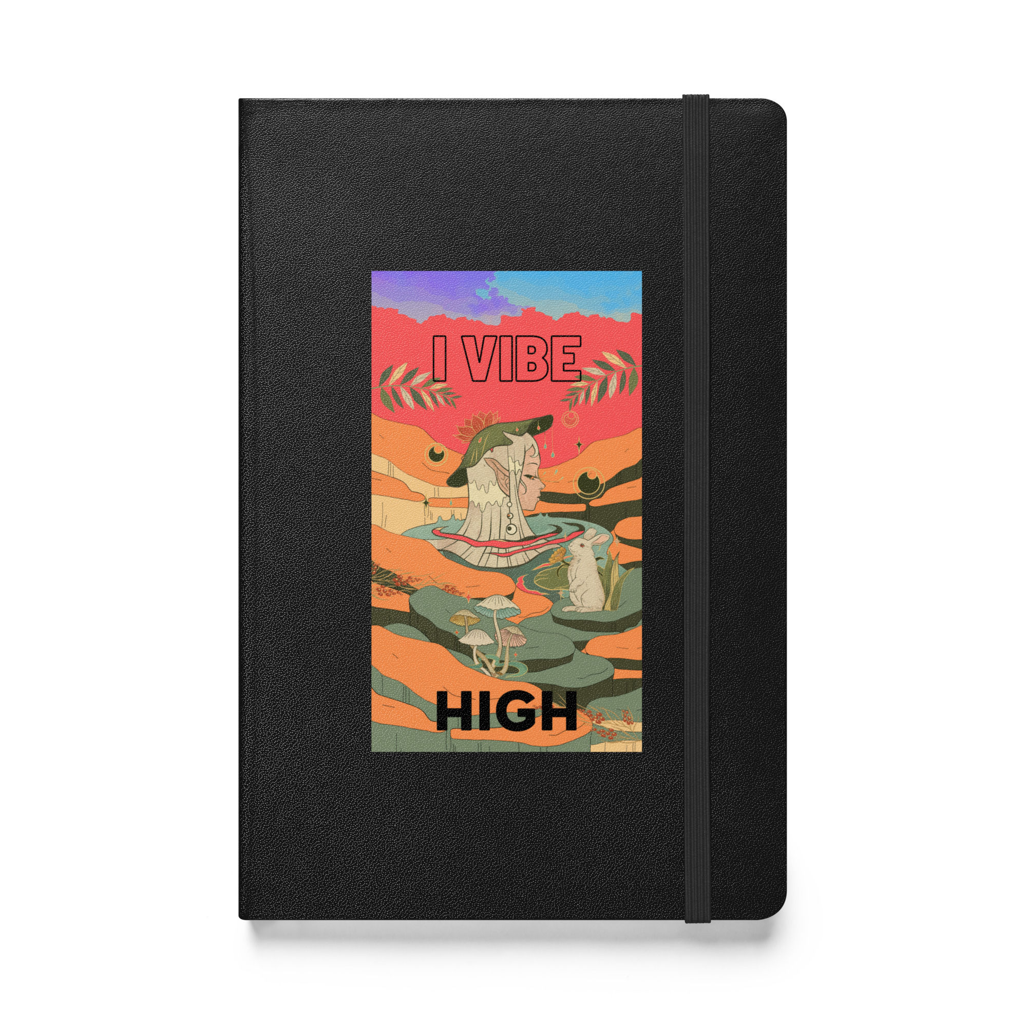 Hardcover bound notebook