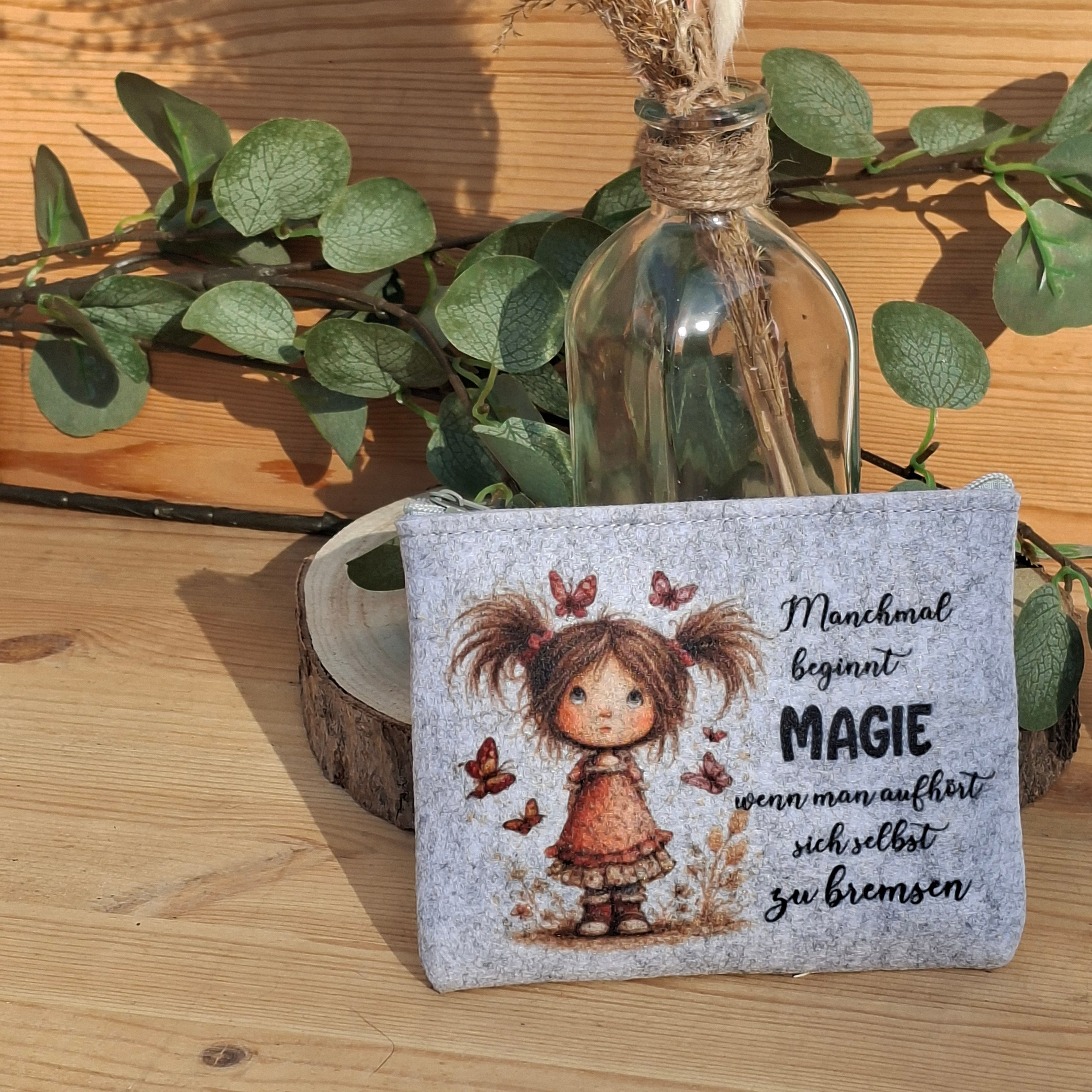 Filztäschchen "Magie" 14x11cm