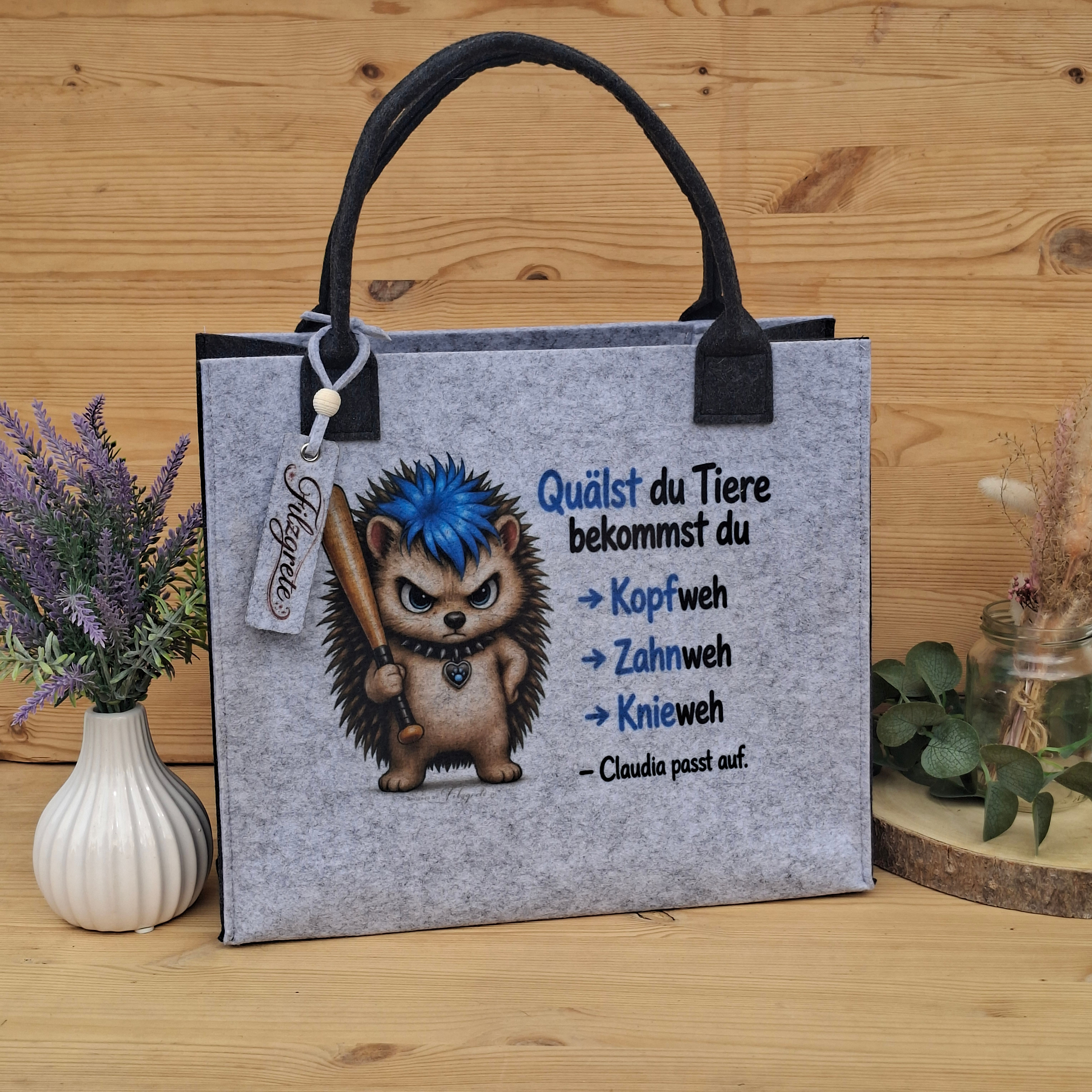 Filztasche "IGEL"
