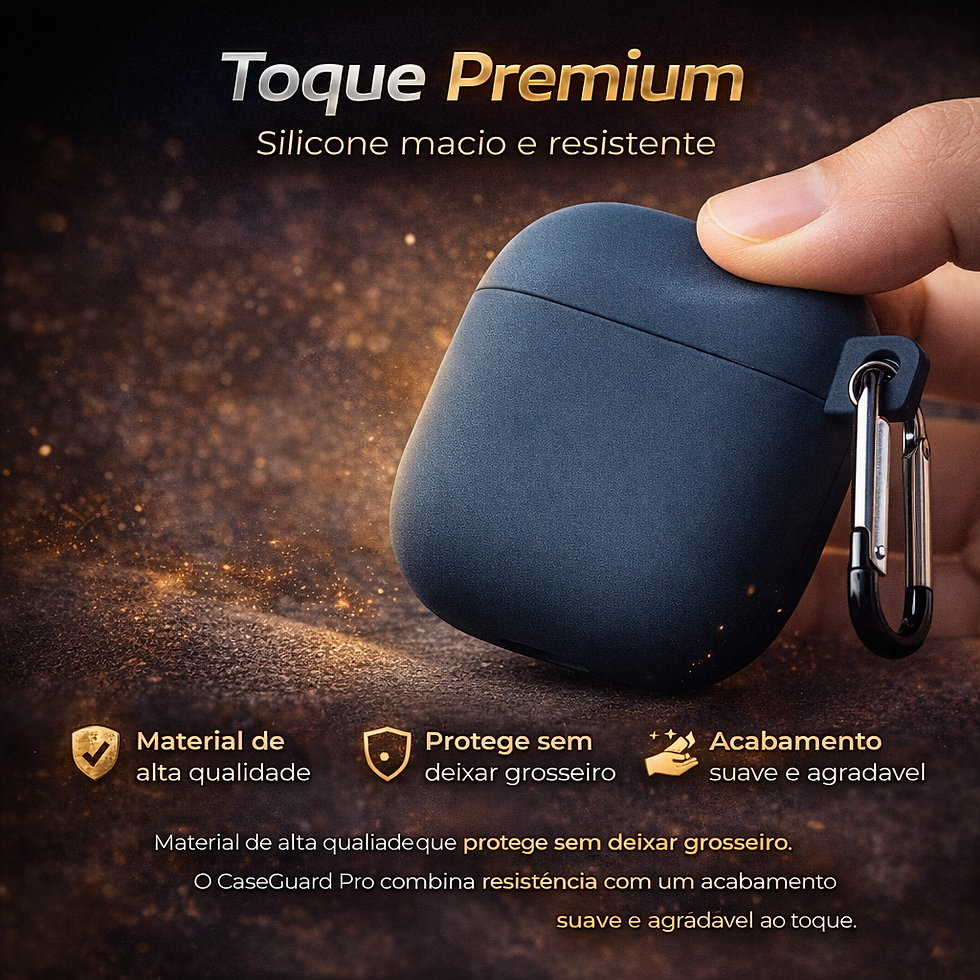 Miniatura: Capa Silicone Powerbeats Pro CaseGuard Pro – Proteção Anti-queda Premium com Gan