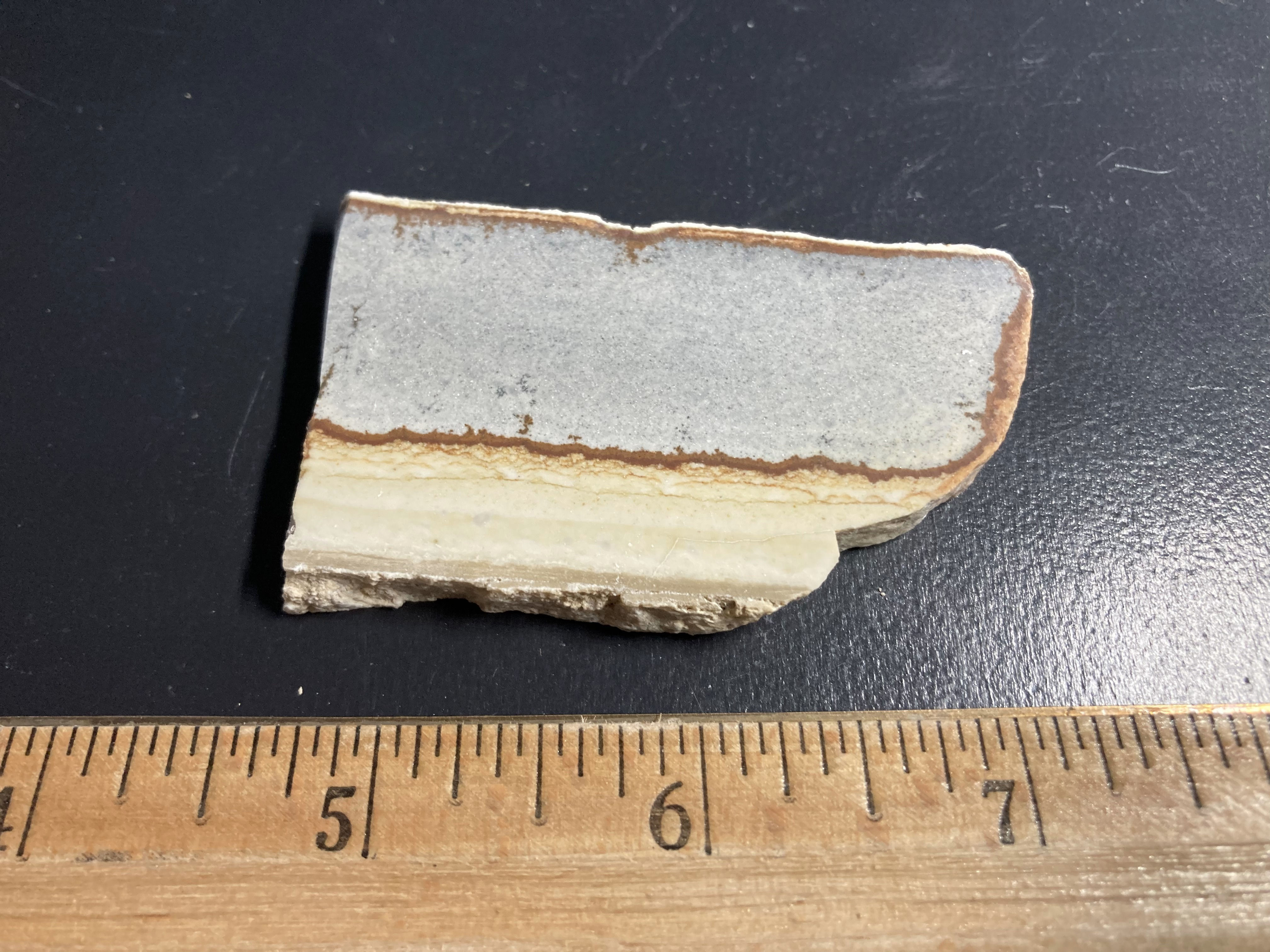 Chicken Track jasper slab - blue sky  - 31 gram