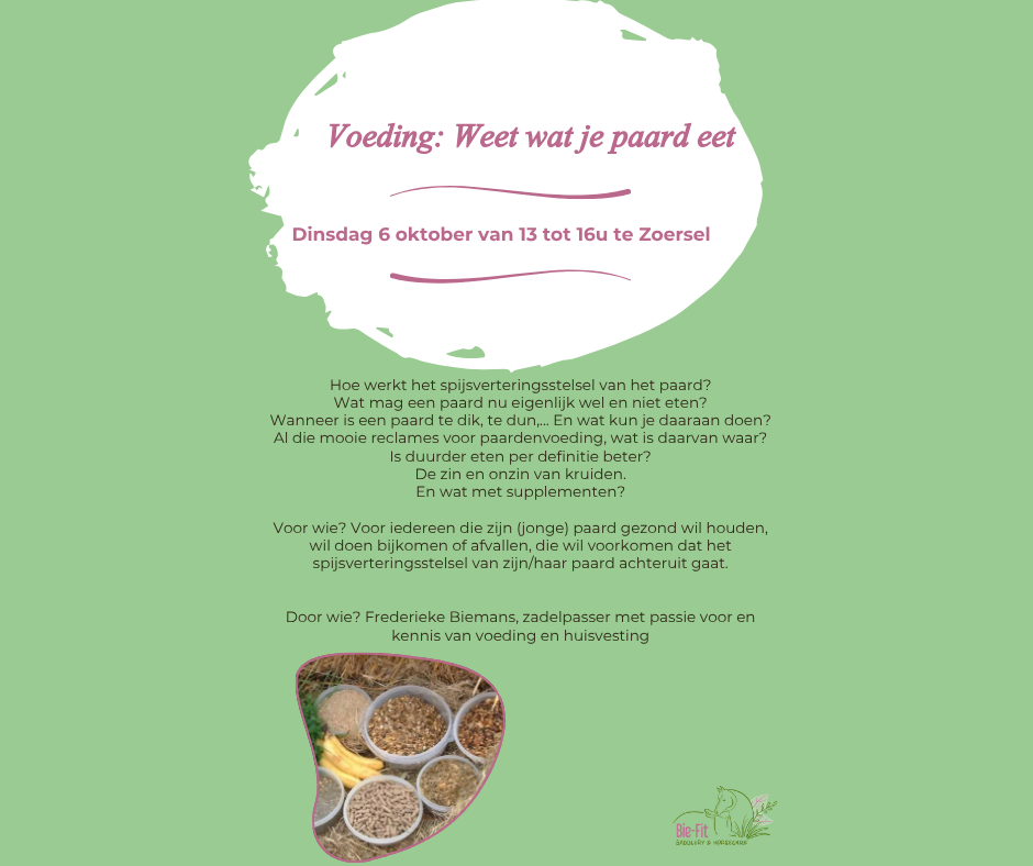 Voeding: Weet wat je paard eet (1)
