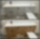 Before and after of bathroom