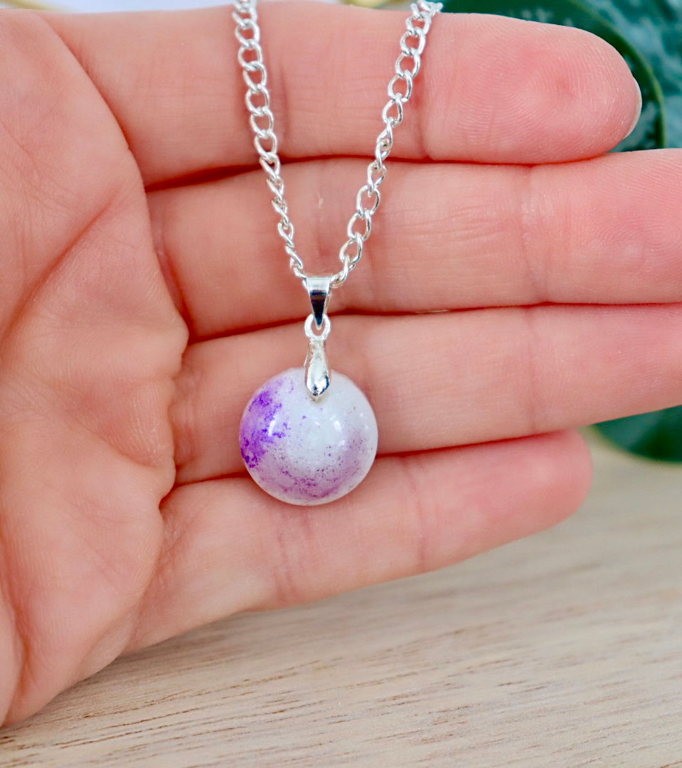 Miniature : Collier brume de lilas 