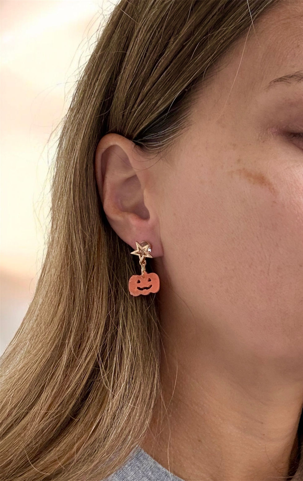 Miniature : Boucles d’oreille pumpkim 