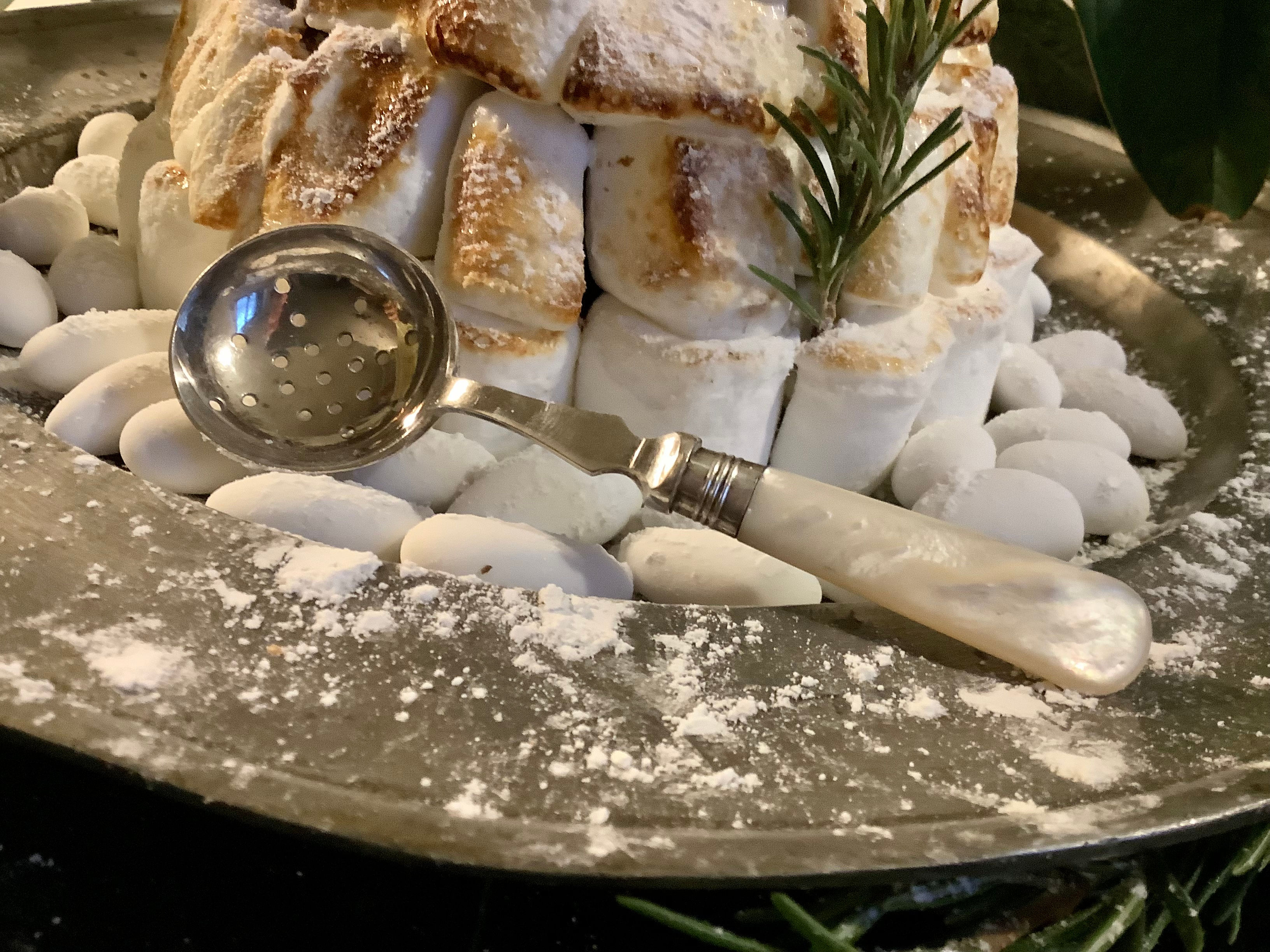 SUGAR SIFTER - MOTHER OF PEARL - CIRCA 1930