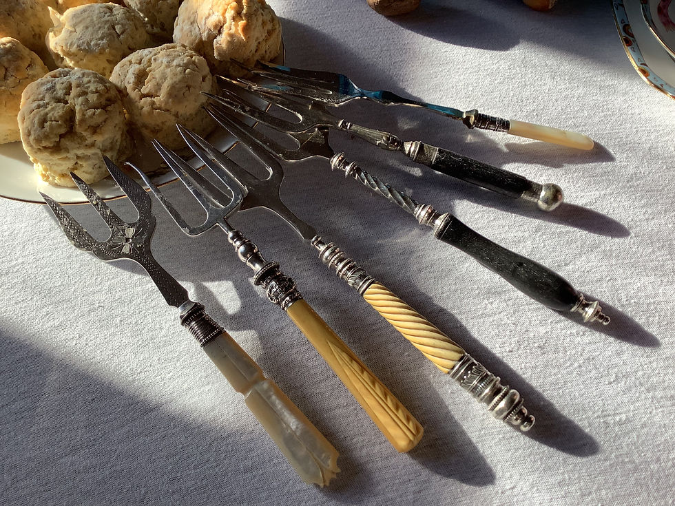 Thumbnail: BREAD FORK - EBONY - CIRCA 1890