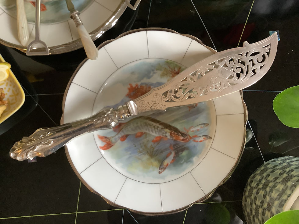 Thumbnail: FISH SERVER - VICTORIAN - CIRCA 1860