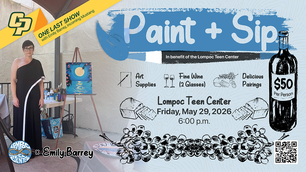 Paint + Sip: In Benefit of the Lompoc Teen Center