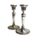 Miniatura: Coppia Di Candelabri In Argento Antico Sheffield