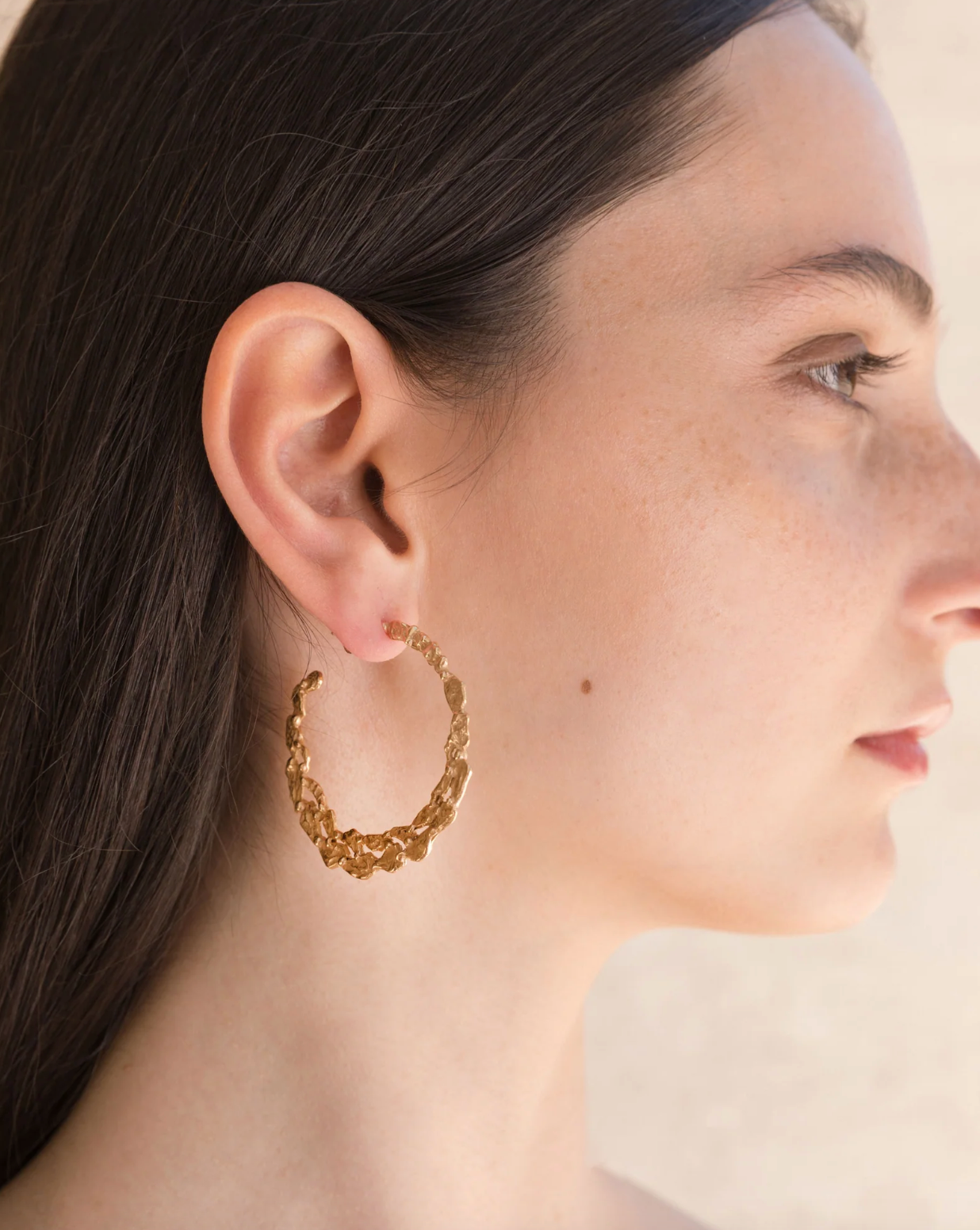 Giulia Barela Orecchini Pebbles Hoop A3756 1013729