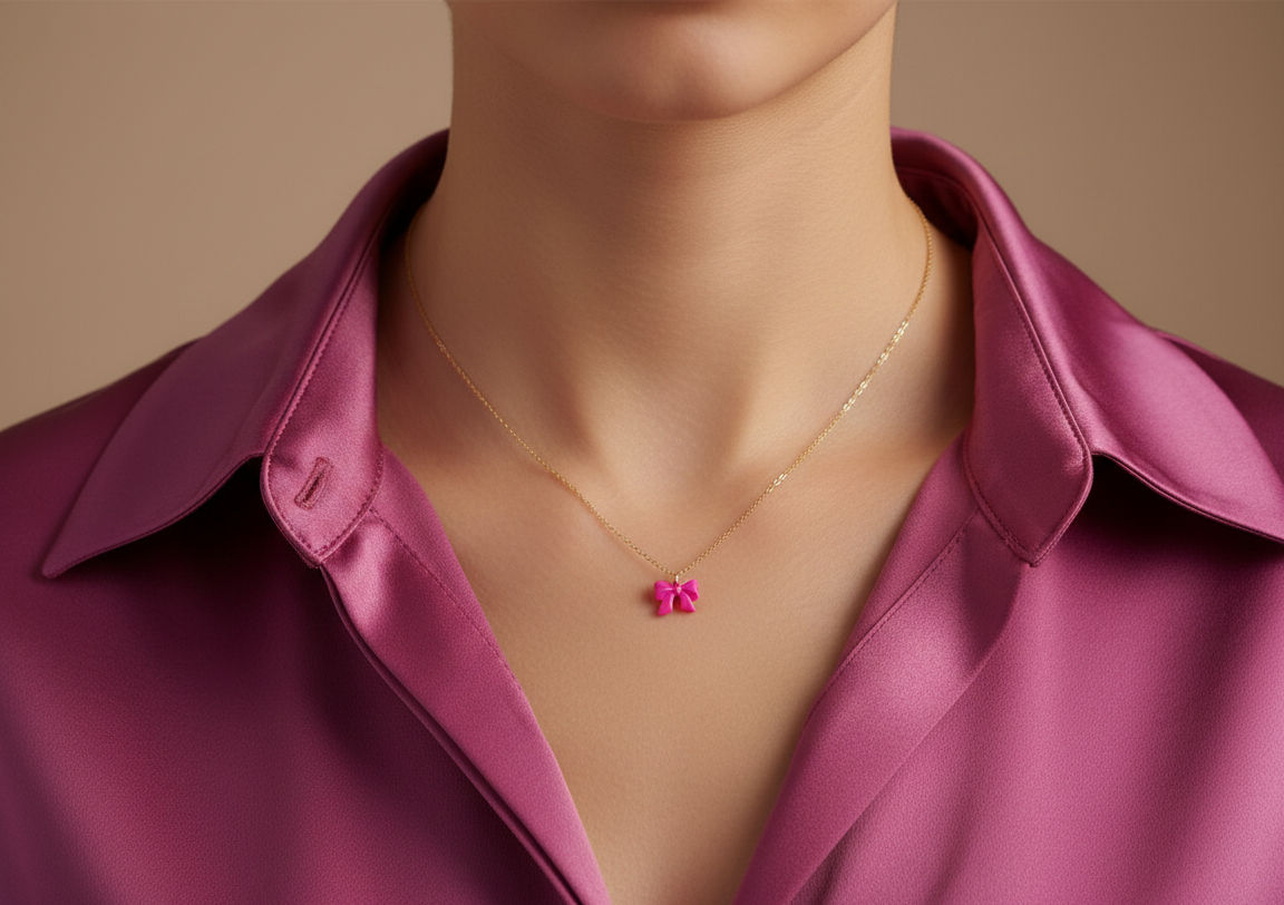 Girocollo In Argento Fiocco Rue des Mille 995083