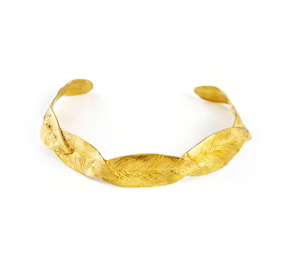 Miniatura: Giulia Barela Choker Leaves D2713 1013739