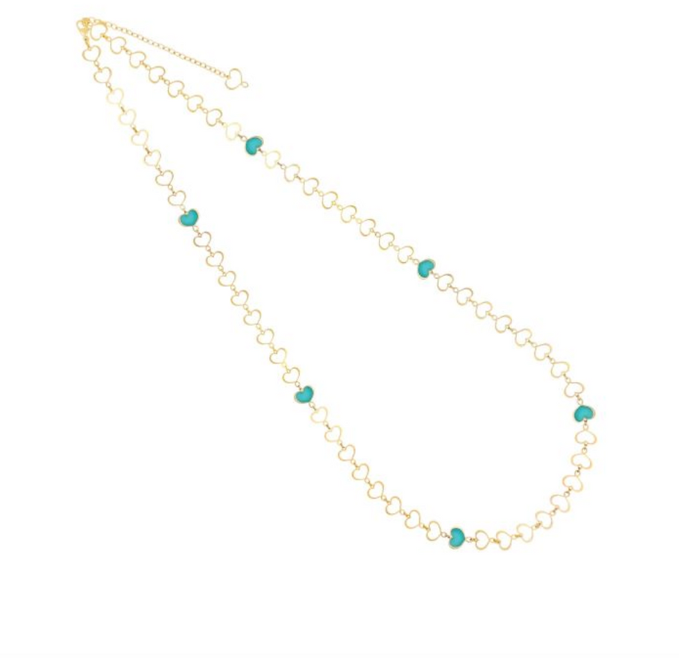 Miniatura: Collana Cuori Turchesi in Argento  Maman Et Sophie 1012401