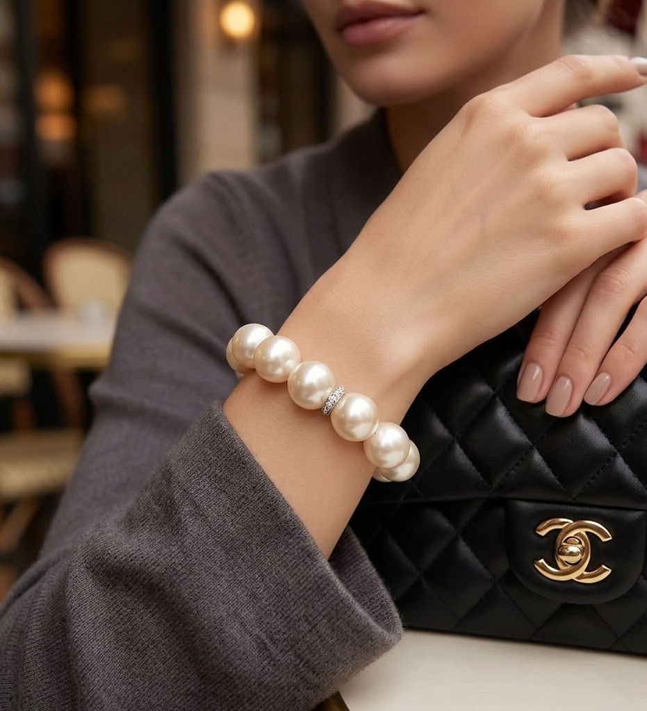 Bracciale Perle e brillanti 1005603
