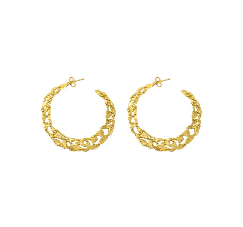 Miniatura: Giulia Barela Orecchini Pebbles Hoop A3756 1013729