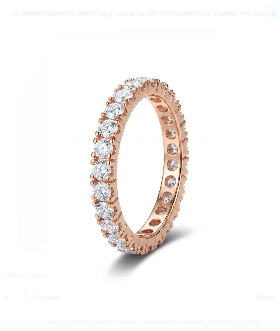 Miniatura: Anello Eternity In Argento