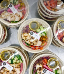 Carribean chicken power bowl