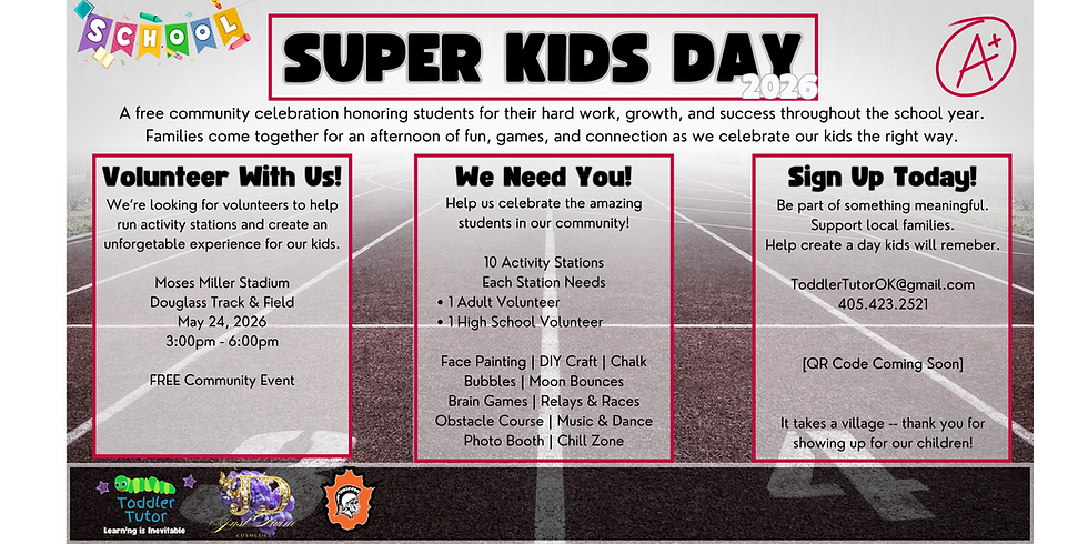 Toddler Tutor’s: Super Kids Day