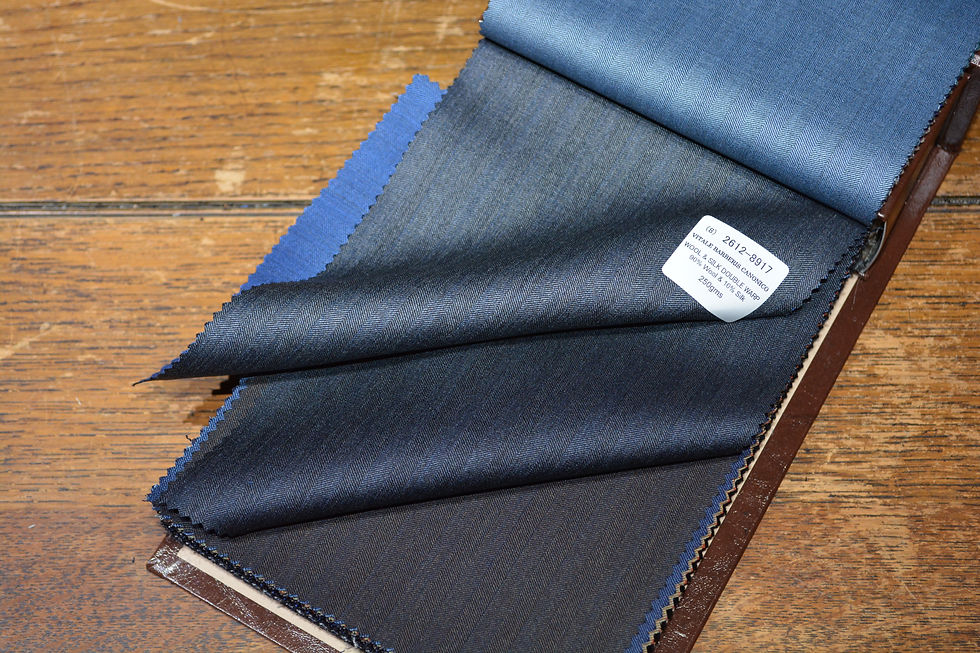 WOOL & SILK DOUBLE WARPの生地写真