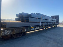 Steel on railcar