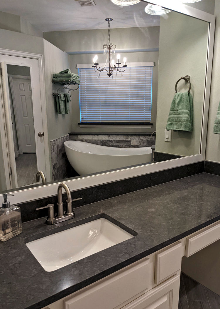 Blue Savoy Quartz counter tops