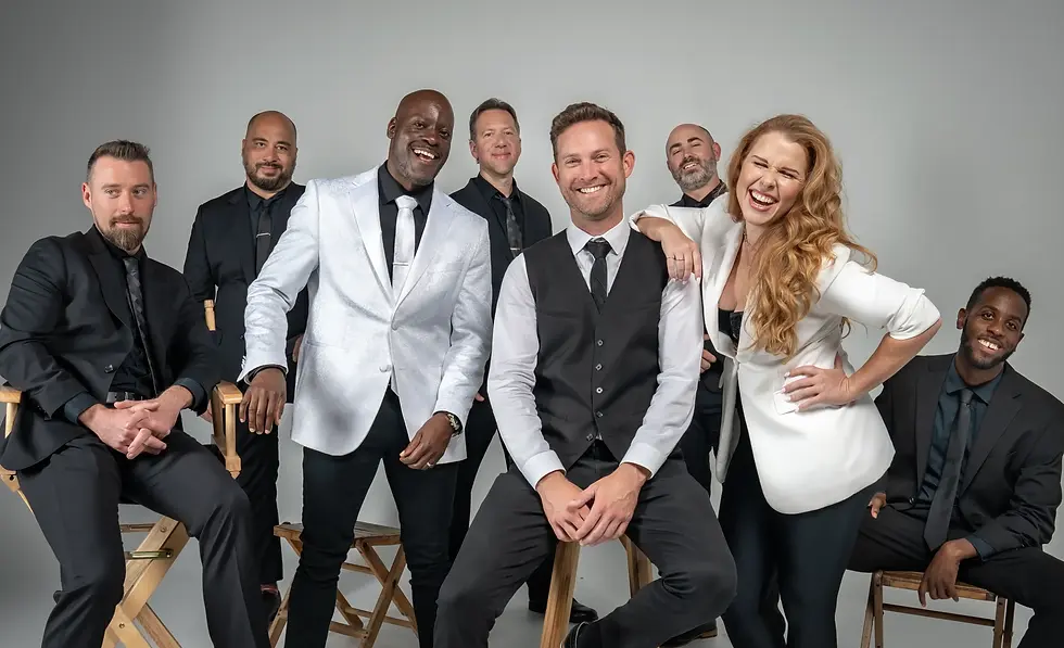 Professional Austin wedding band members in formal attire