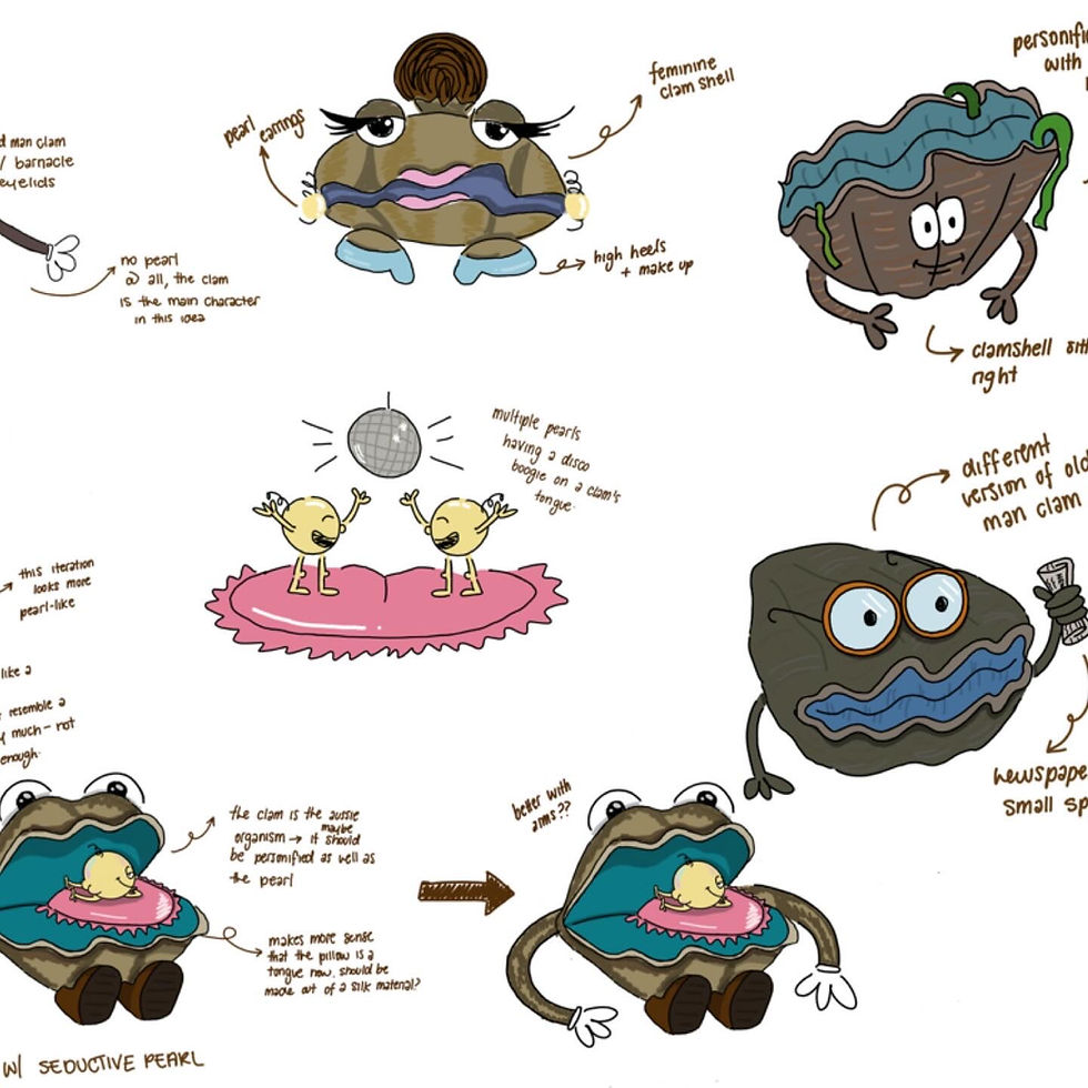 designing old man clam