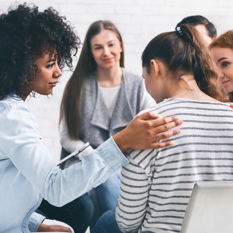 people showing comfort 