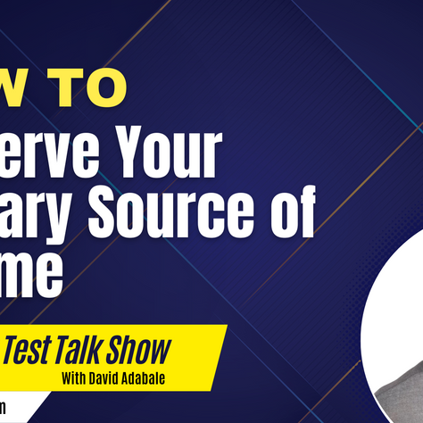 How To Preserve Your Primary Source of Income