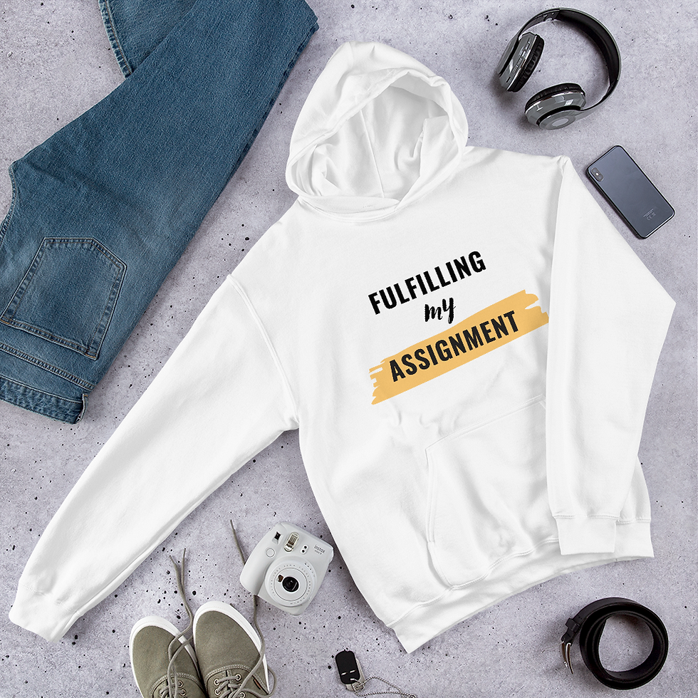 Thumbnail: Fulfilling My Assignment - Unisex Hoodie 