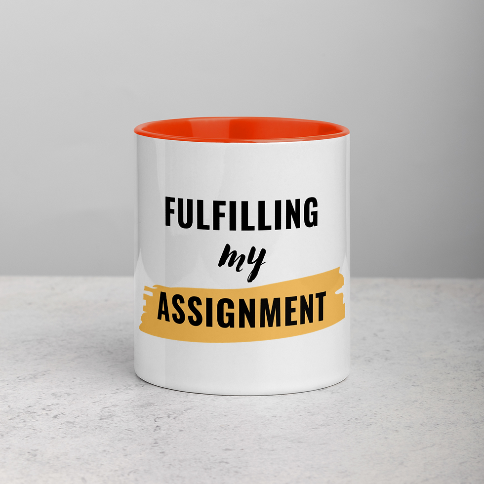 Thumbnail: Fulfilling My Assignment - Mug with Color Inside 