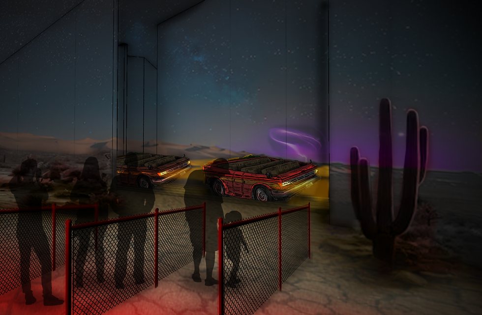 Alien Attack Ride Entrance