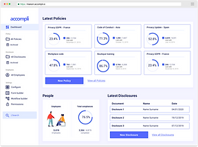 Accompli dashboard