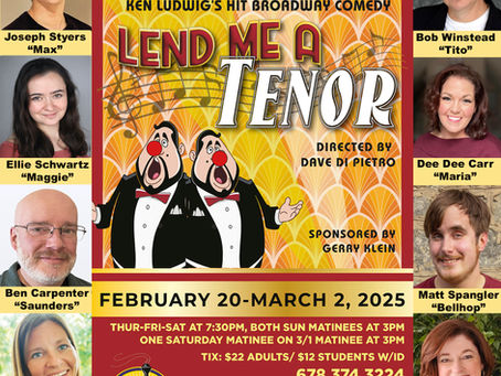 The Cast and Crew of Lend Me a Tenor!