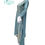 Thumbnail: Greenish Grey Straight Cut Dress (R)