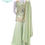 Thumbnail: Light Green Silk Palazzo Set (M)