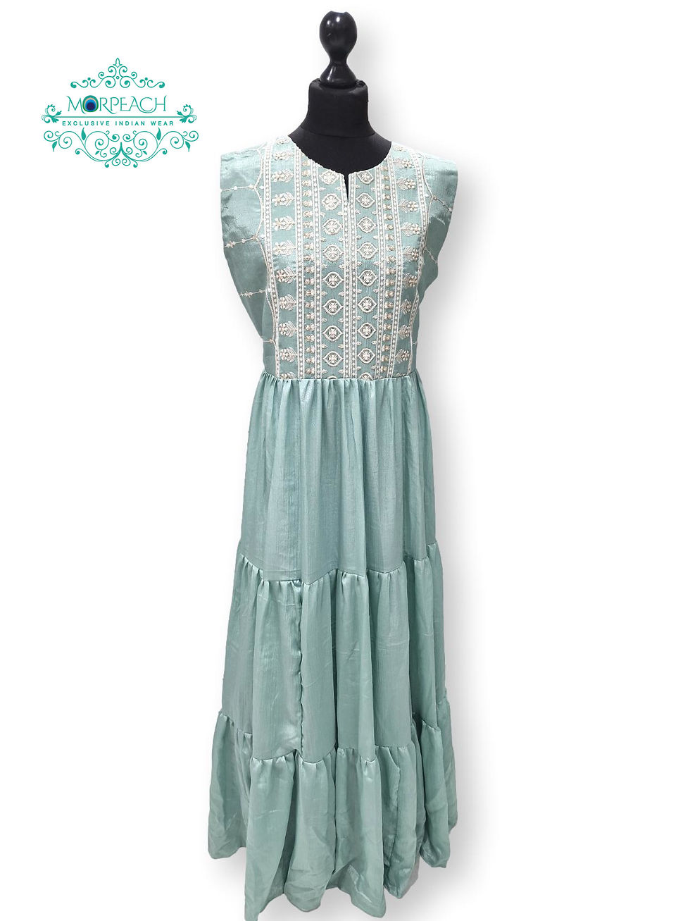 Thumbnail: Light Green Jacket Style Dress (3XL)