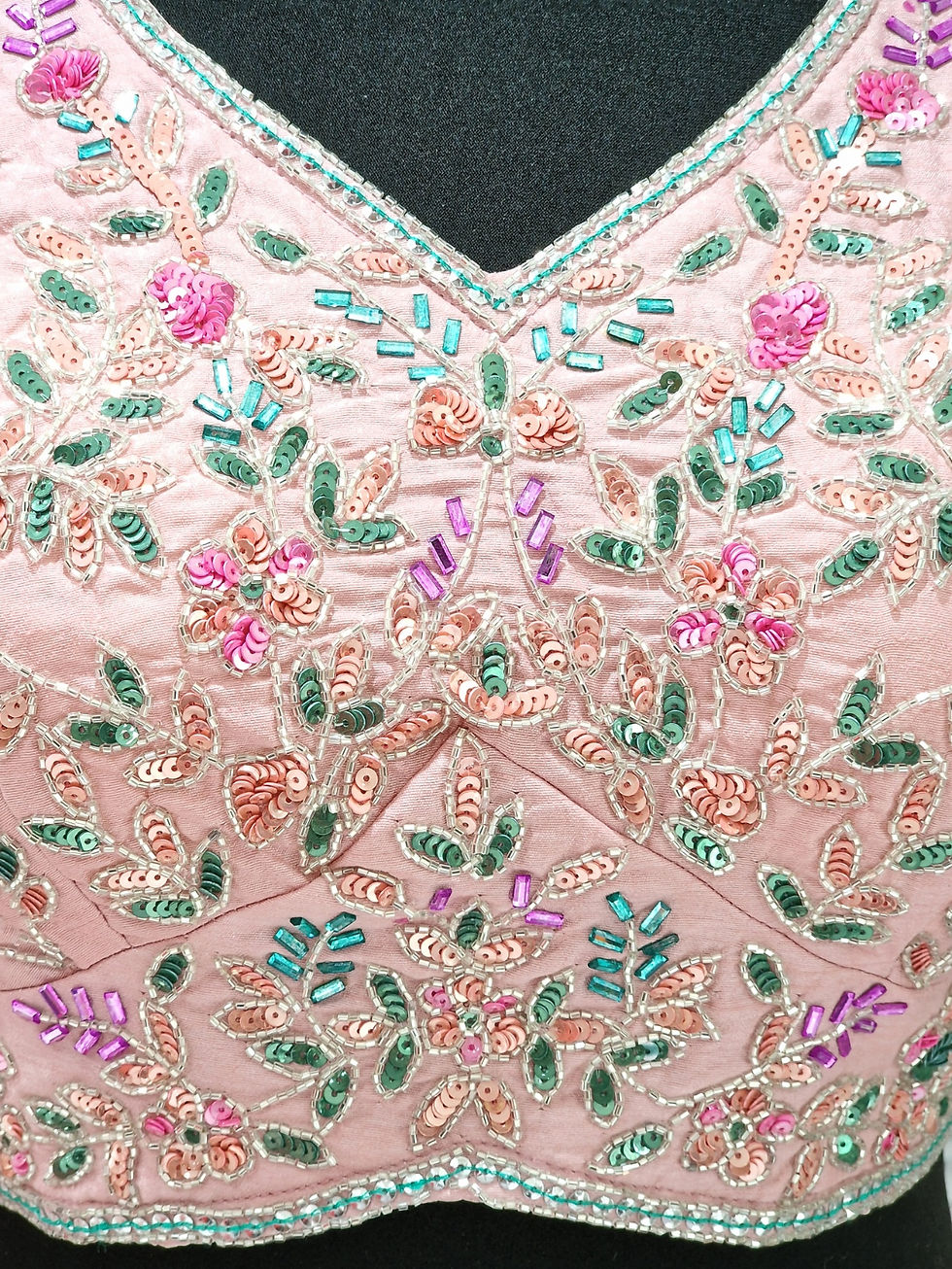 Thumbnail: Pink Thread Work Lehenga (R)