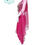 Thumbnail: Pink Mirrorwork Dhoti Jacket Set (R)