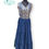 Thumbnail: Blue And Gold Jacket Style Dress (XL)