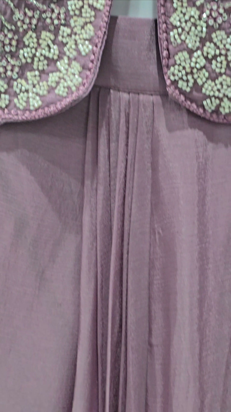 Thumbnail: Mauve Drape Skirt Outfit (M)