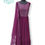 Thumbnail: Magenta Mirror Work Dress (3XL)