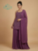 Thumbnail: Purple Embellished Sharara (M)