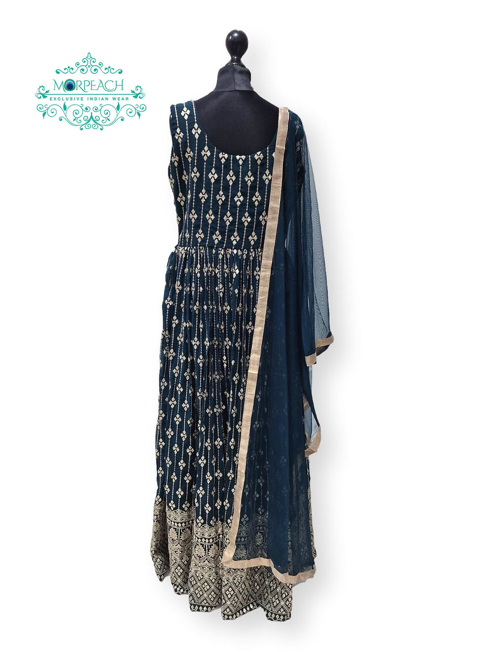 Thumbnail: Teal Allover Sequin Dress (XL)