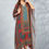 Thumbnail: Multicoloured Long Kaftan (2XL)