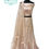 Thumbnail: Gold Semi Stich Net Lehenga (4XL)