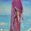 Thumbnail: Pink Purple Mirrorwork Long Kaftan (7XL)
