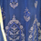 Thumbnail: Blue Embroidered Net Dress (3XL)